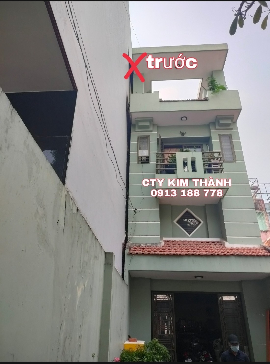 Xử lý nhà nghiêng 