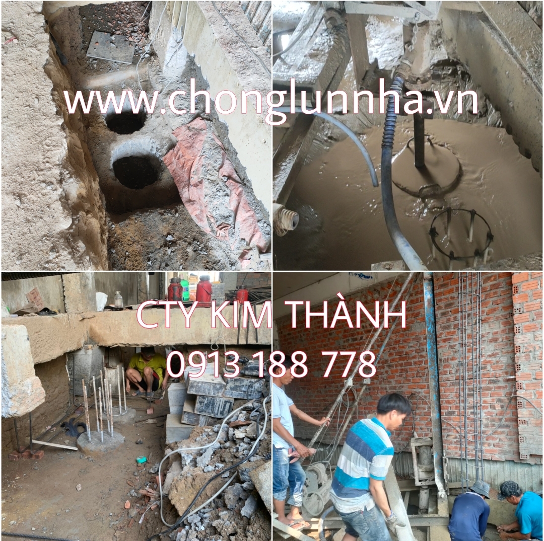 Khoan cọc nhồi gia cố móng nhà 